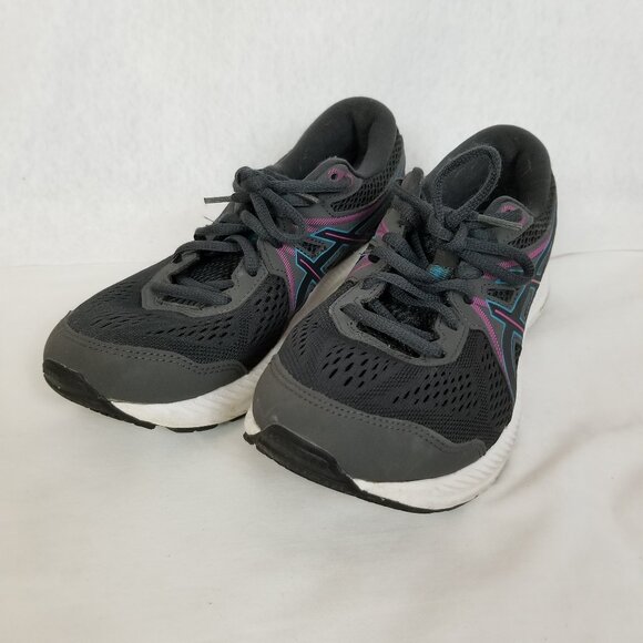Asics Shoes - ASICS Gel Contend 7 AmpliFoam Lace Up Running Shoe Black Size 8 ~ 4399